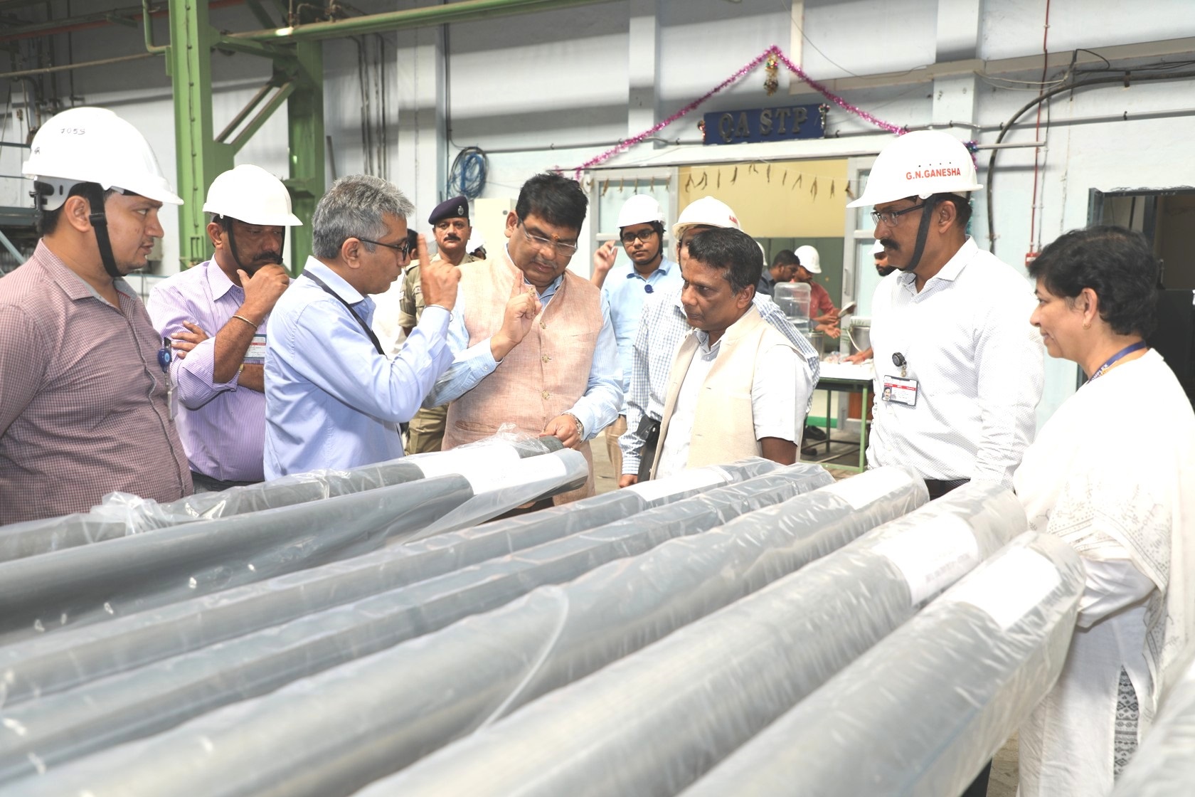 Visit to core structurals production facility.