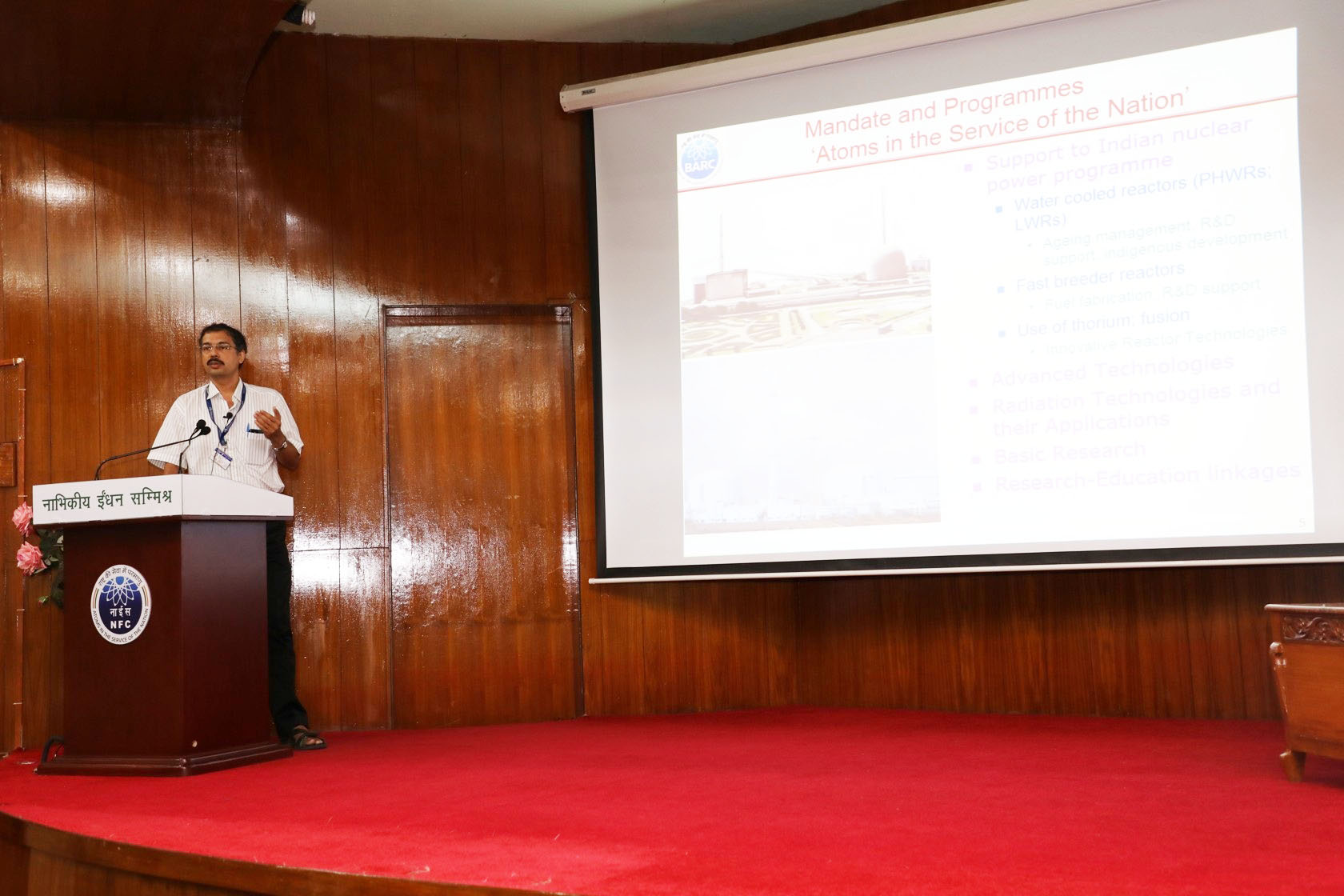 Presentation by Shri P. Kelkar, SO/G BARC