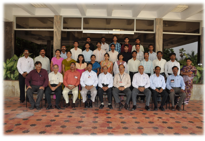 Eighth Batch Trainee Scientific Officers (2008-09) Group Photo with names BARC TS, NFC, Hyderabad